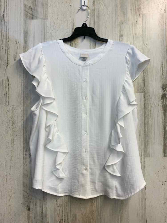 NWT A NEW DAY Tops Size XXL White SLEEVELESS TOP