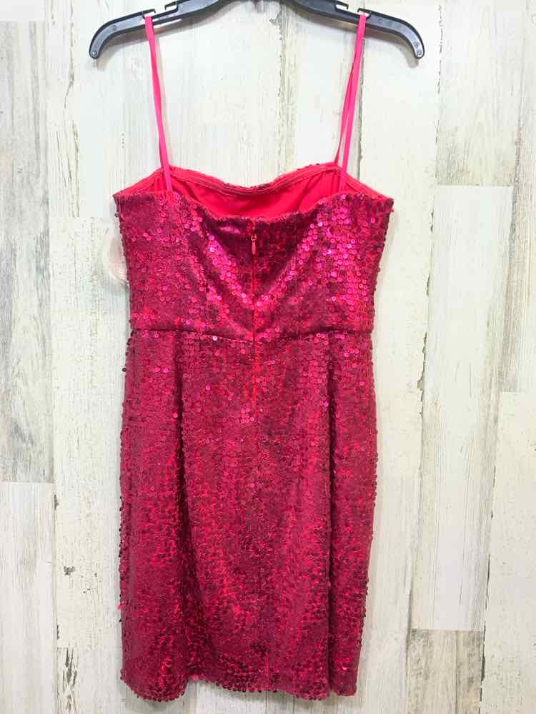 BCBGMAXAZRIA Dresses and Skirts Size 6 Fuschia Sequined STRAPLESS Dress