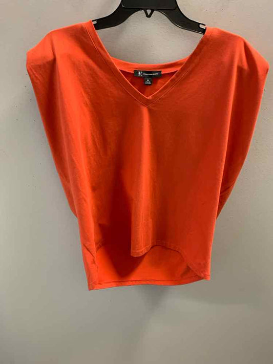 NWT INC Tops Size M Orange CAP SLEEVE TOP