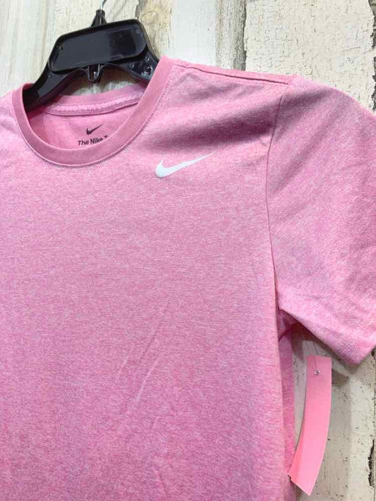 PRE-OWNED NIKE Tops XS Pink SHORT SLEEVES Activewear TOP