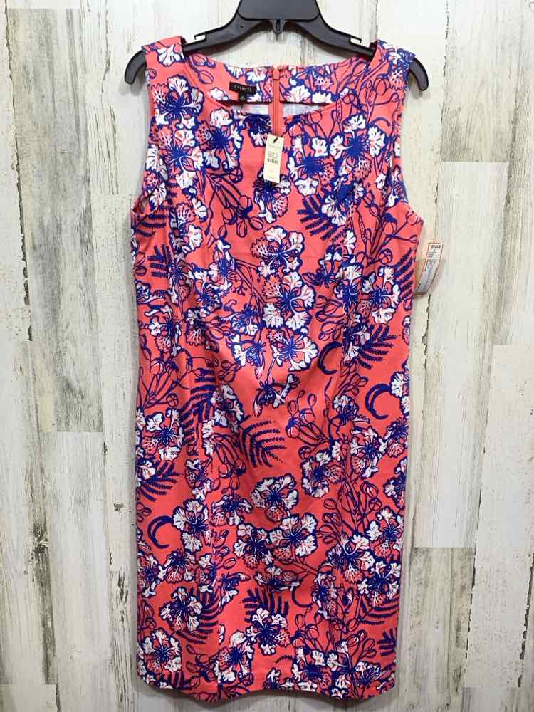 NWT TALBOTS Size 14 Dresses and Skirts WHT/CORAL/AQUA/GRN Dress