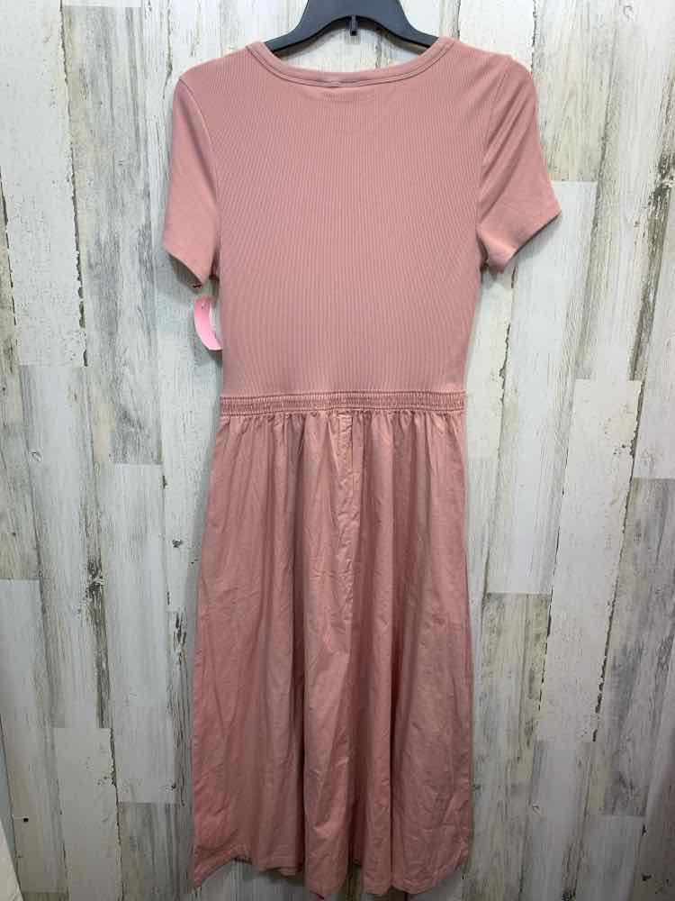 PRE-OWNED GAP Dresses and Skirts Size L BLUSH Solid A-LINE Dress/BLUSH A-LINE DR