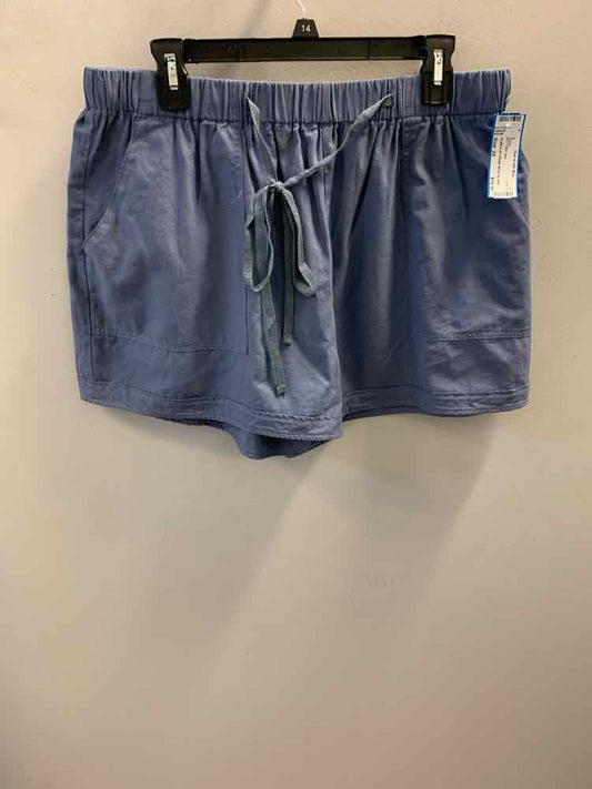 Size 2X BOTTOMS Blue Shorts