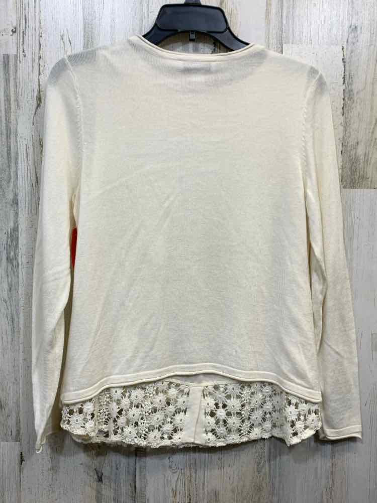CHRISTOPHER & BANKS Tops Size PS OFF WHITE LONGSLEEVE TOP