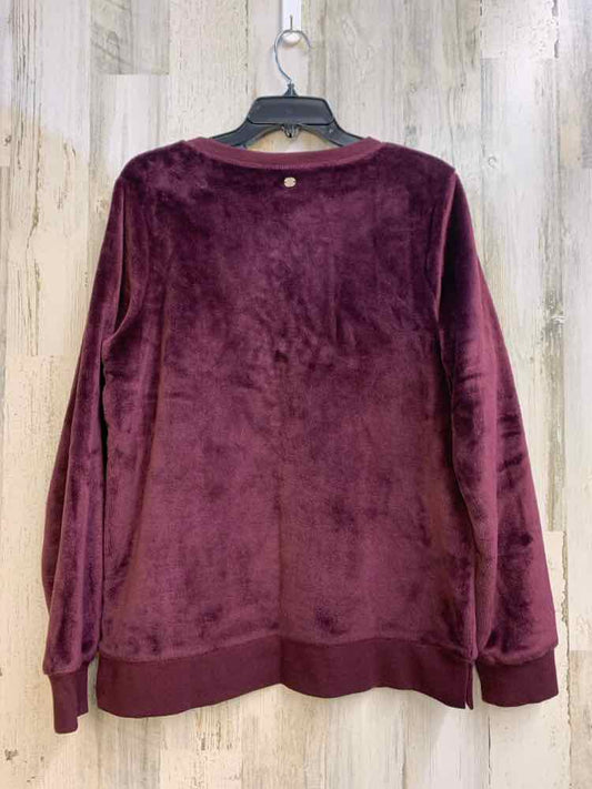 GAIAM Tops Size L Plum SWEATSHIRT Sweatshirt