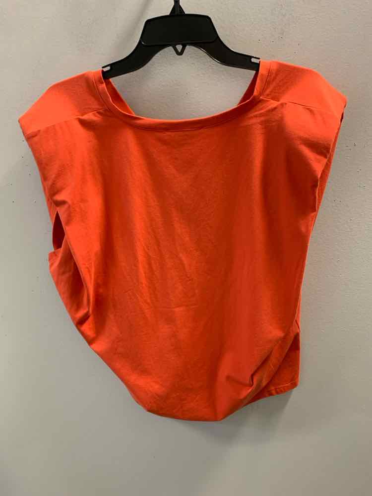 NWT INC Tops Size M Orange CAP SLEEVE TOP