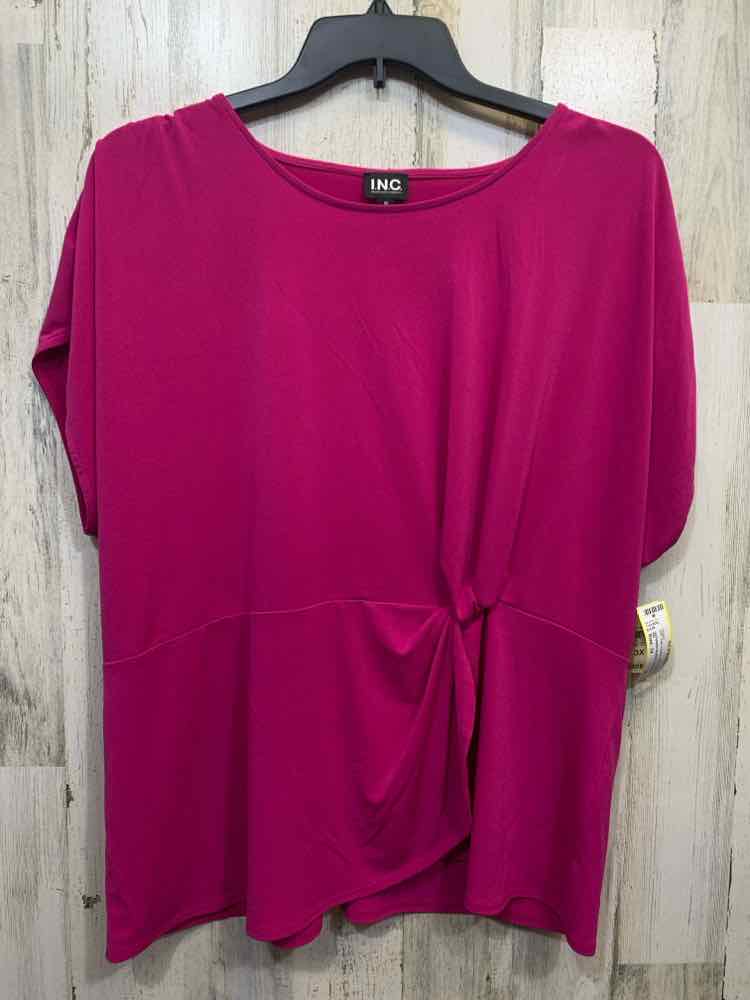 NWT INC Tops Size 3X Fuschia Solid SLEEVELESS Blouse