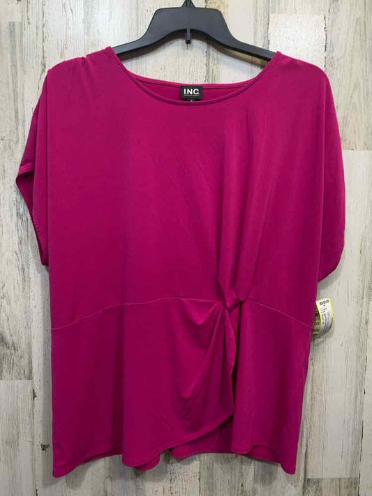 NWT INC Tops Size 3X Fuschia Solid SLEEVELESS Blouse
