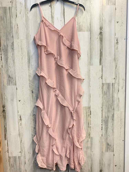 NWT A NEW DAY Dresses and Skirts Size L LONG BLUSH SPAGHETTI STRAP Dress