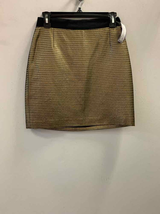ELIE TAHARI Dresses and Skirts Size 4 BLK/GOLD Stripe Skirt