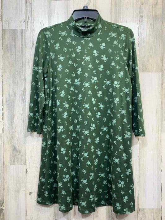 NWT AS U WISH Dresses and Skirts Size S GRN/MINT Floral HIGH NECK Dress