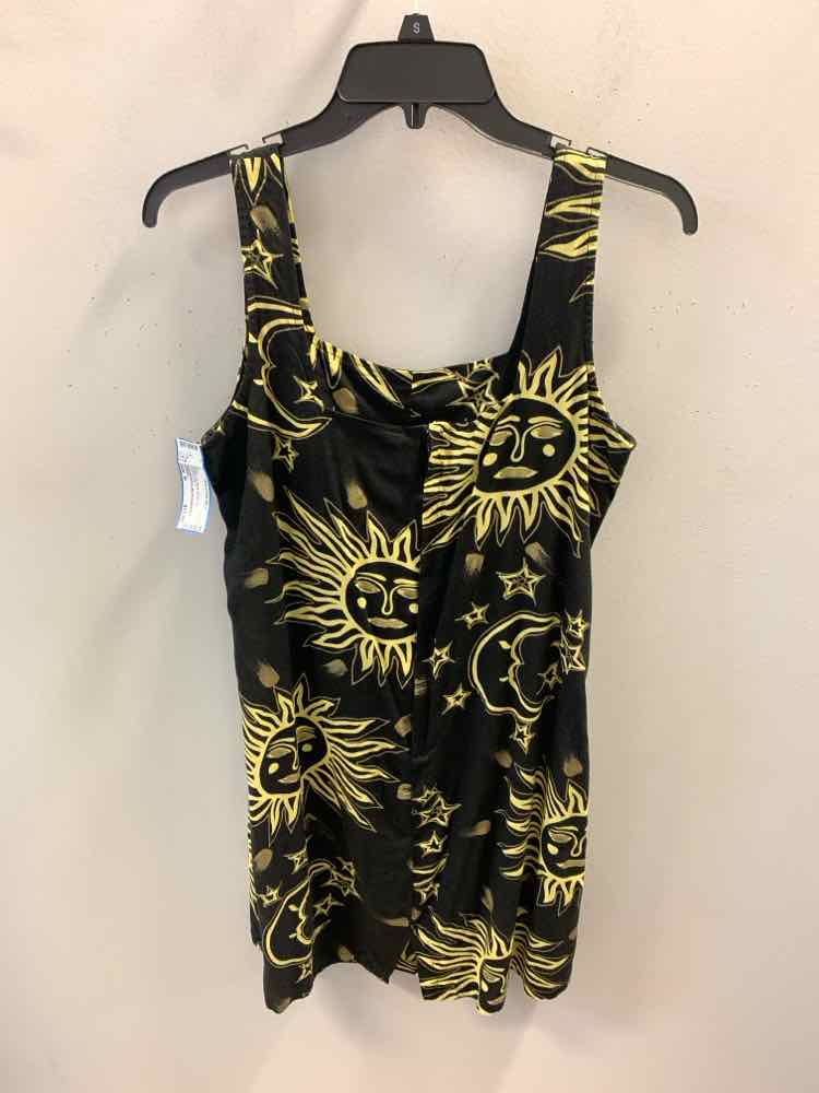 KOSIBALI Dresses and Skirts Size M BLK/YLW SLEEVELESS Dress