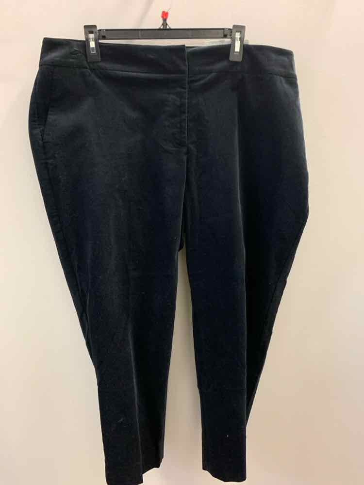 Size 20 TALBOTS Black ANKLE Pants