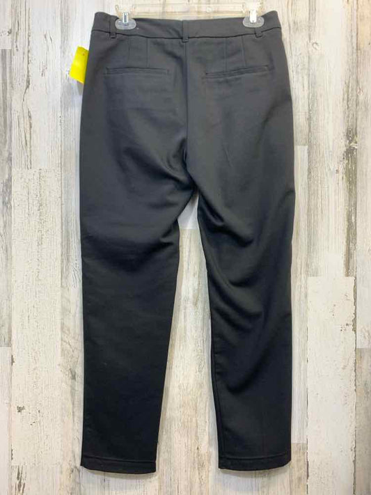 PRE-OWNED Size 4 WHITE HOUSE BATH ASSESORIES Black Solid PANTS Pants