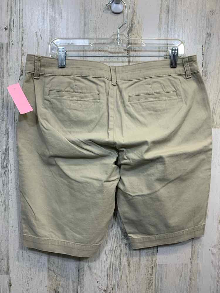 PRE-OWNED Size 12 ARIZONA BOTTOMS Tan BERMUDA Shorts/TAN BERMUDA SHORTS