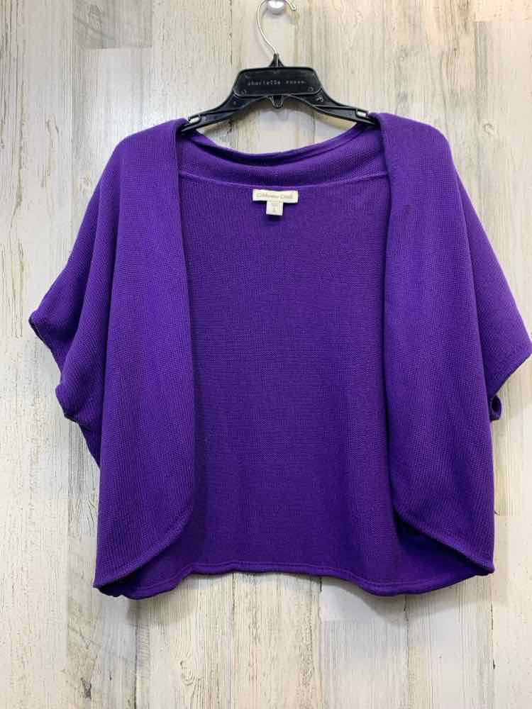 COLDWATER CREEK Tops Size L Purple SHRUG Cardigan