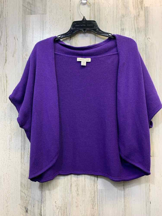 COLDWATER CREEK Tops Size L Purple SHRUG Cardigan