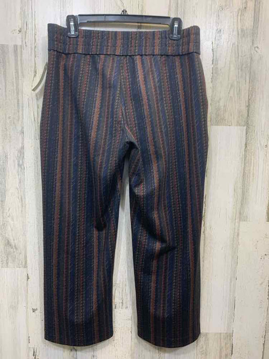 PRE-OWNED Size 8/29 LIVERPOOL BOTTOMS Multi-Color CHEVRON WIDE LEG Pants/ELASTIC
