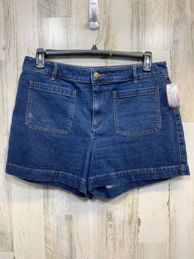 PRE-OWNED Size 12 LOFT BOTTOMS BLUE SQUARE POCKETS SHOER