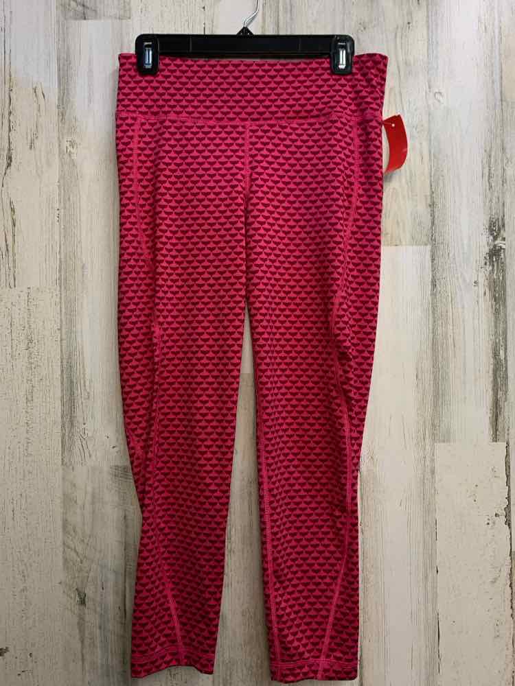 Size M VINEYARD VINES Activewear HT PINK WHALE TAIL LEGGINGS LEGGINGS