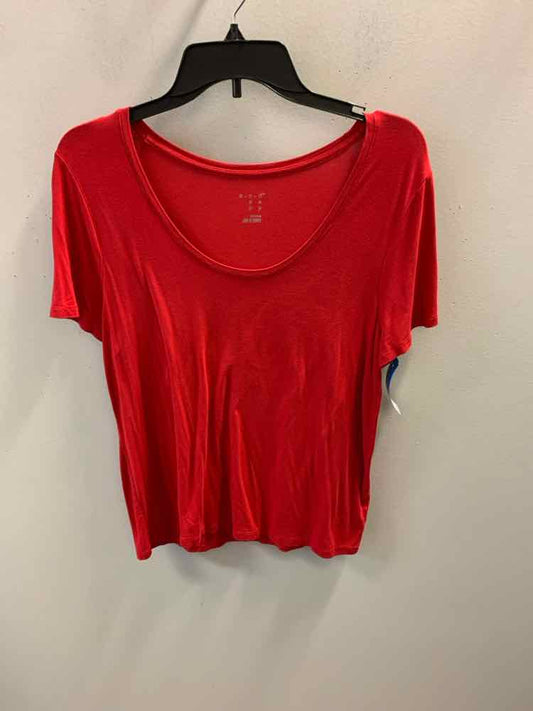 A NEW DAY Tops Size M Red SHORT SLEEVES TOP
