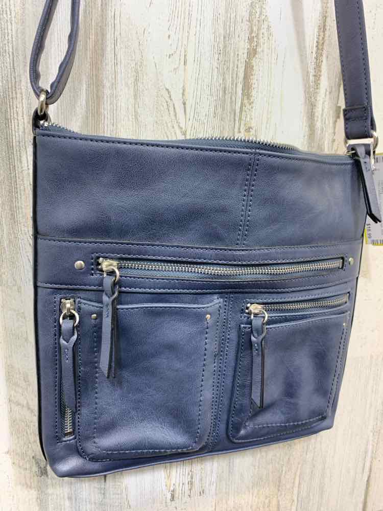 PRE-OWNED INC Blue Handbag/CROSS BODY
