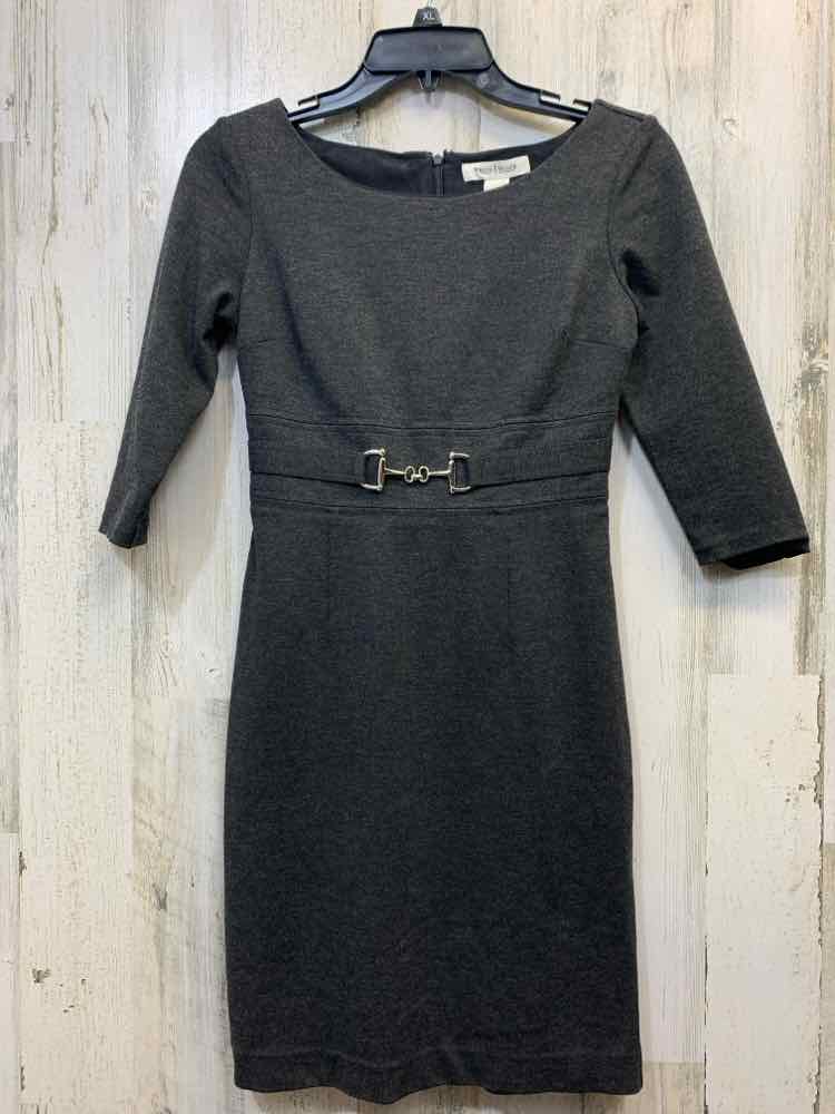 WHITE/BLACK MARKET Dresses and Skirts Size 00 Charcoal 3/4 LENGTH Dress