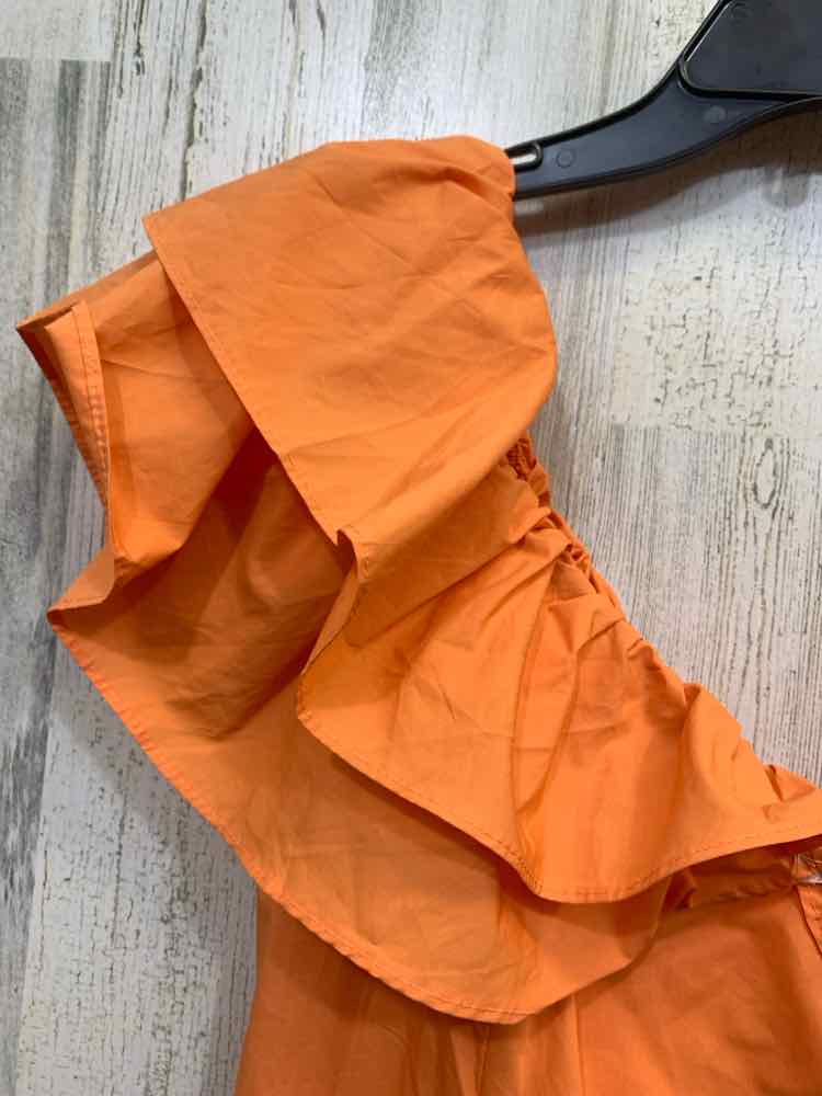 NWT PETAL & PUP Dresses and Skirts Size L NEON ORANGE Solid Dress