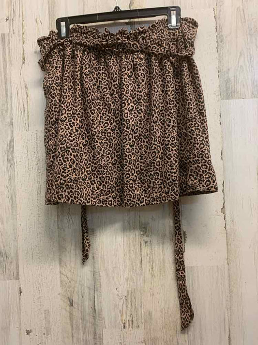 PRE-OWNED AMERICAN EAGLE M Dresses and Skirts TAN/BLACK CHEETAH MINI Mini/CHEETA
