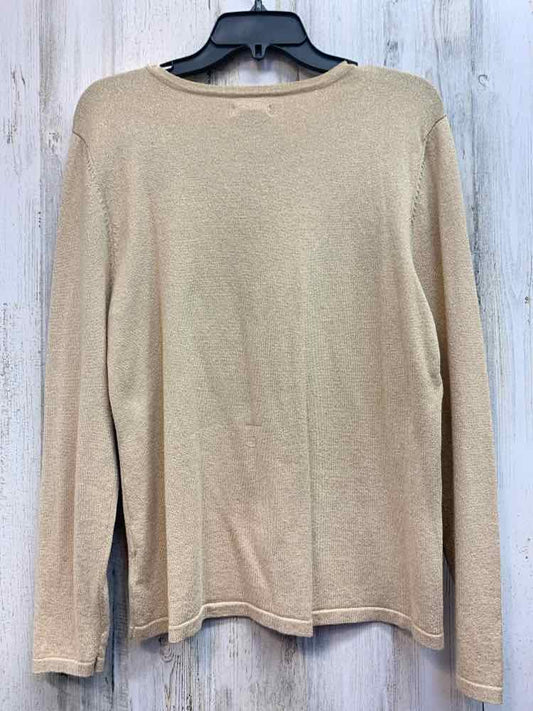 EAST 5TH Tops Size L Gold SWEATER Sweater