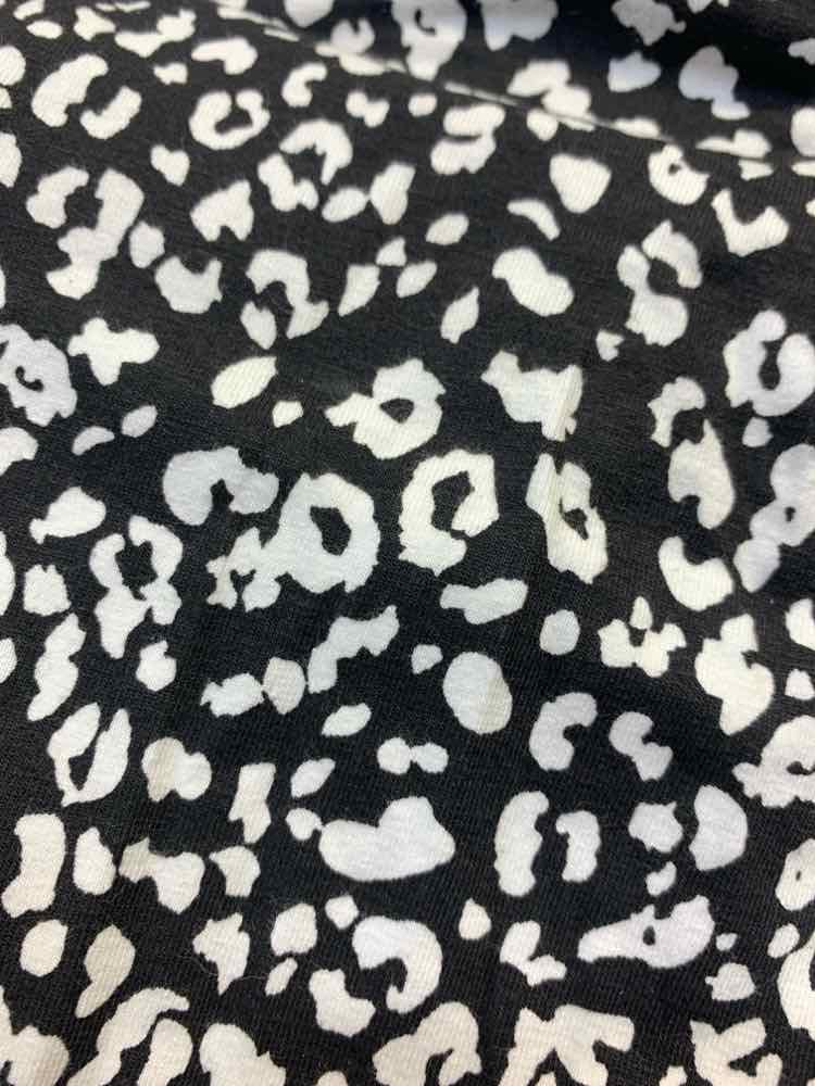 Size PS OLD NAVY BOTTOMS BLK/WHT LEOPARD LEGGINGS LEGGINGS