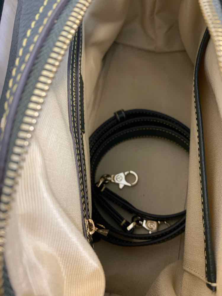 PRE-OWNED ASPINAL OF LONDON FOREST GREEN HUDSON BAG