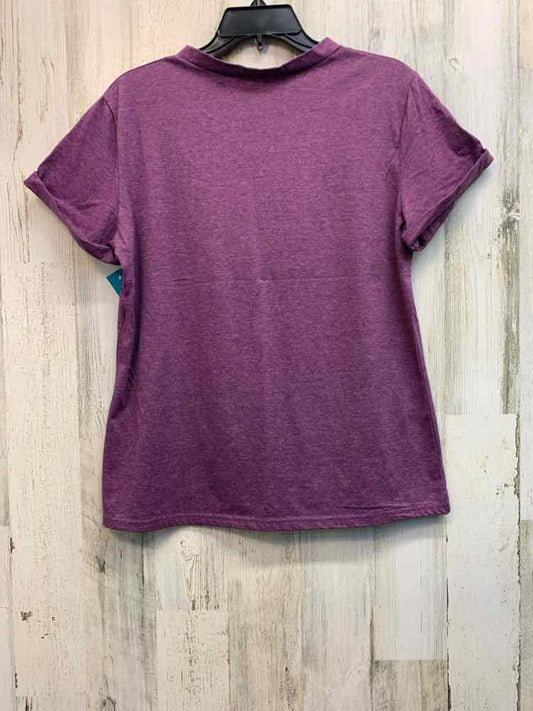 Tops Size XL PURPLE/WHT T-SHIRT T-shirt