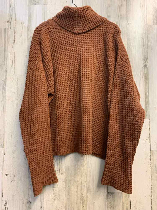 PRE-OWNED MUDPIE Tops Size L Brown KNITTING SWEATER Sweater/KNITTED LONG SLEEVE