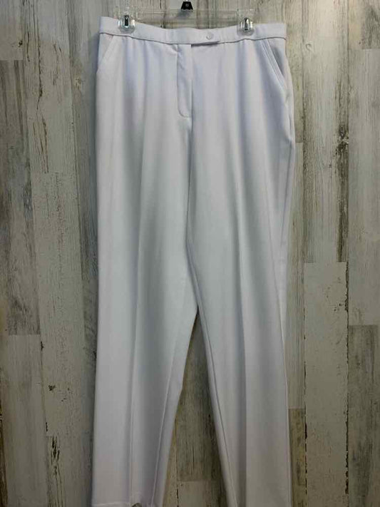 PRE-OWNED Size 14L INVESTMENTS BOTTOMS White Pants