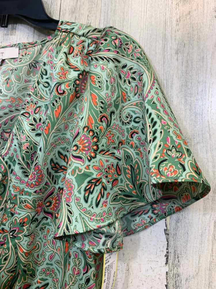 NWT LOFT Dresses and Skirts Size M GREEN/CORAL/PINK/BLACK Paisley MAXI Dress/MAX