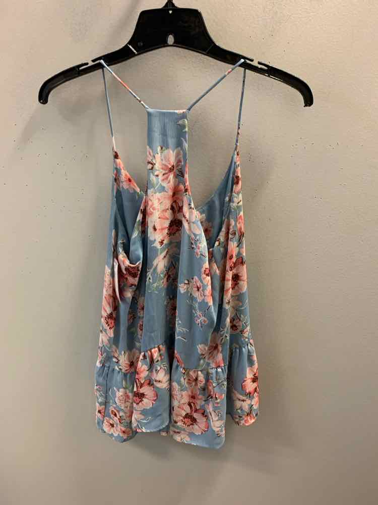 VESTIQUE Tops Size M LIGHT BLU Floral TOP