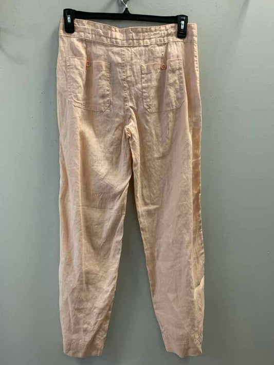 NWT Size 4 Ralph Lauren BOTTOMS Peach Linen Pants