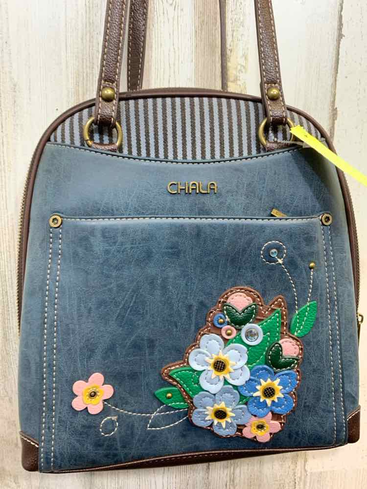 PRE-OWNED CHALA Blue Handbag