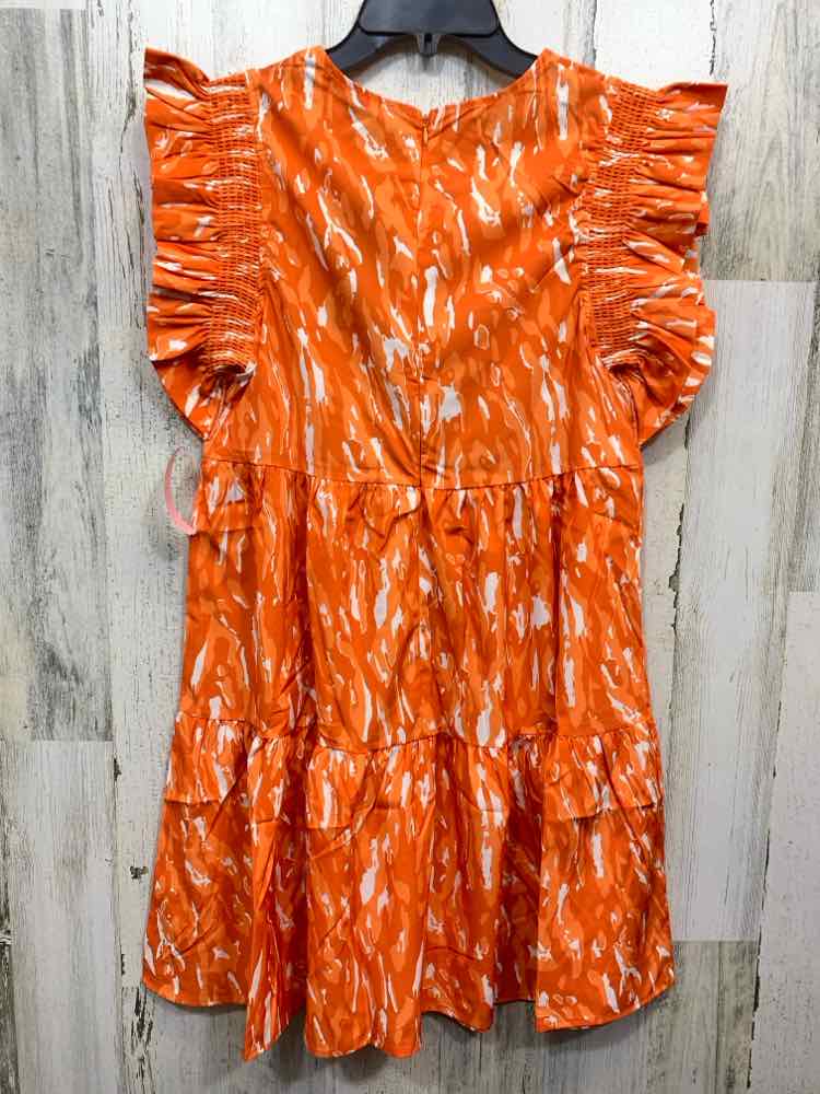NWT MICHELLE MCDOWELL Dresses and Skirts Size S Orange Camoflage Dress