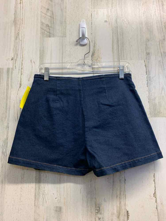 PRE-OWNED Size M THE WORKSHOP BOTTOMS DARK BLUE Skort