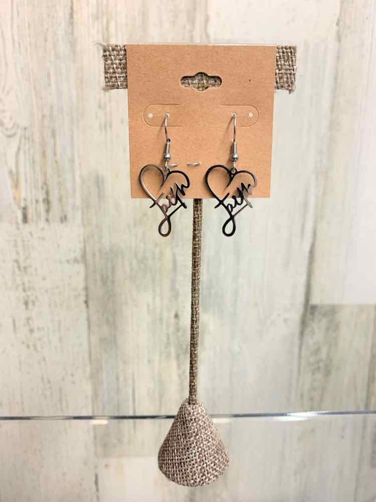 Earrings/FAITH HEART