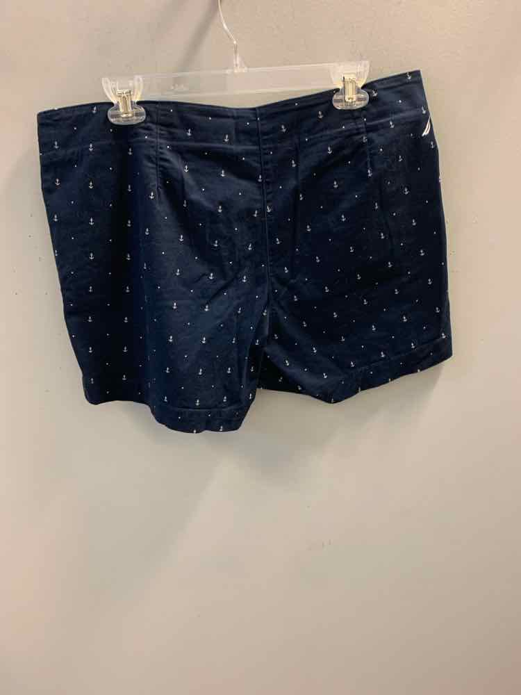 Size 12 NAUTICA BOTTOMS Navy ANCHORS Shorts