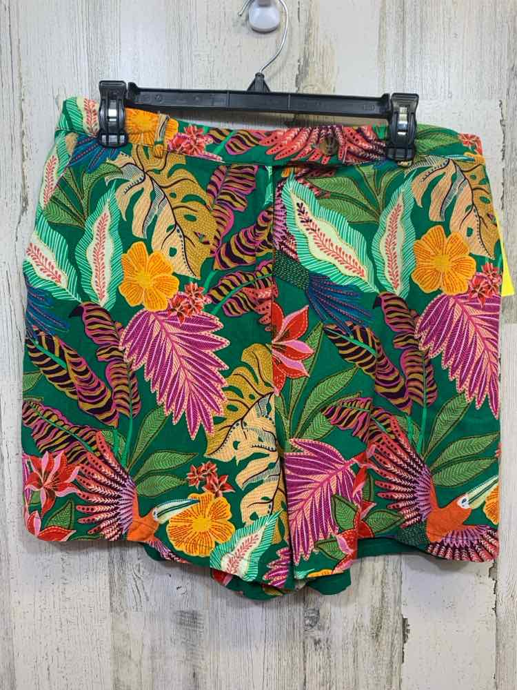 PRE-OWNED Size L GIBSON LATIMER BOTTOMS TROPICAL SHORTS Shorts/TROPICAL PATTERN