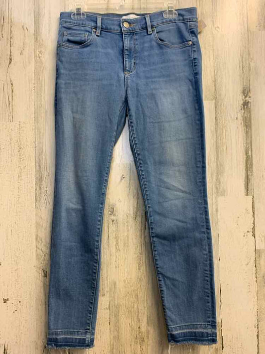 PRE-OWNED Size 6 LOFT BOTTOMS Denim Denim DENIM Solid JEANS Jeans/LOFT DENIM JEA