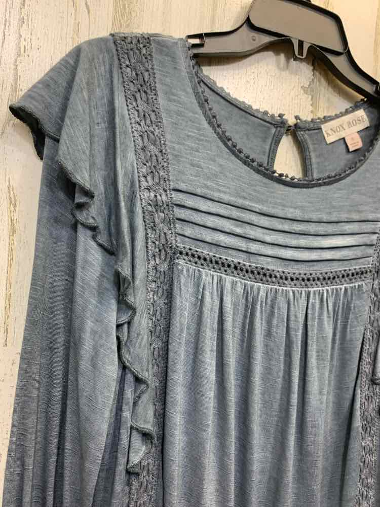 KNOX ROSE Tops Size S Gray 3/4 LENGTH TOP