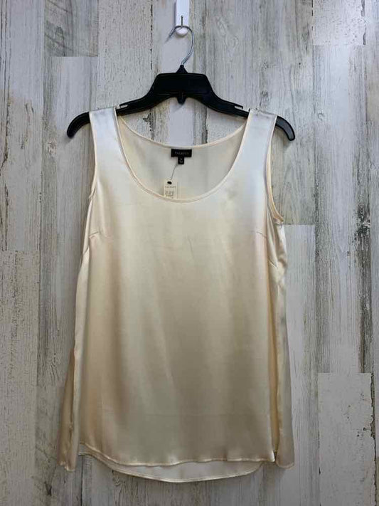 NWT TALBOTS Tops Size 10 Ivory SLEEVELESS TOP/SATIN TANK TOP