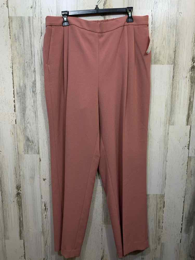 NWT Size XL BAR lll BOTTOMS DUSTY MAUVE Solid PLEATED Pants