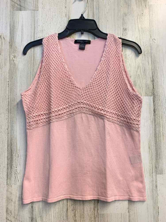 AUGUST SILK Tops Size L Pink SLEEVELESS TOP