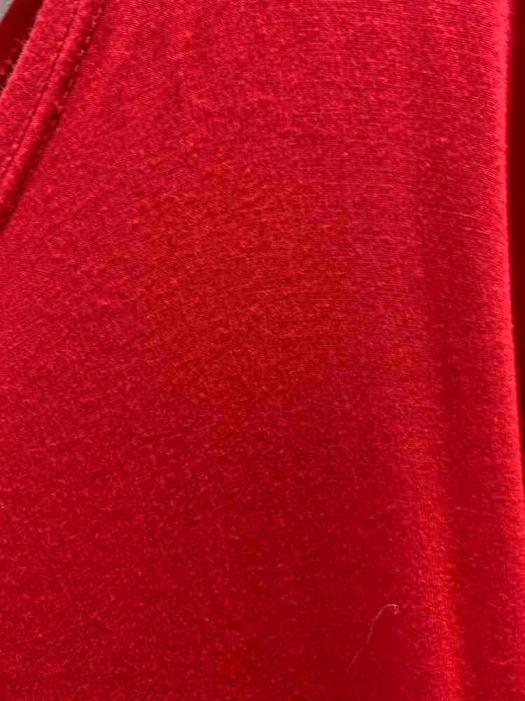 PIKO Tops Size S Red CAP SLEEVE TOP